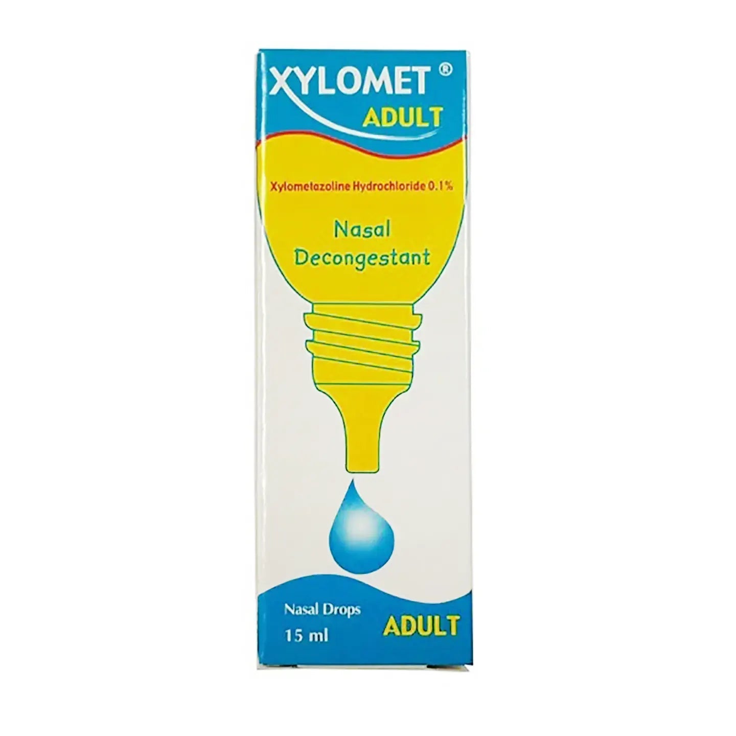 Xylomet 0.1%  Adult Drops 15Ml