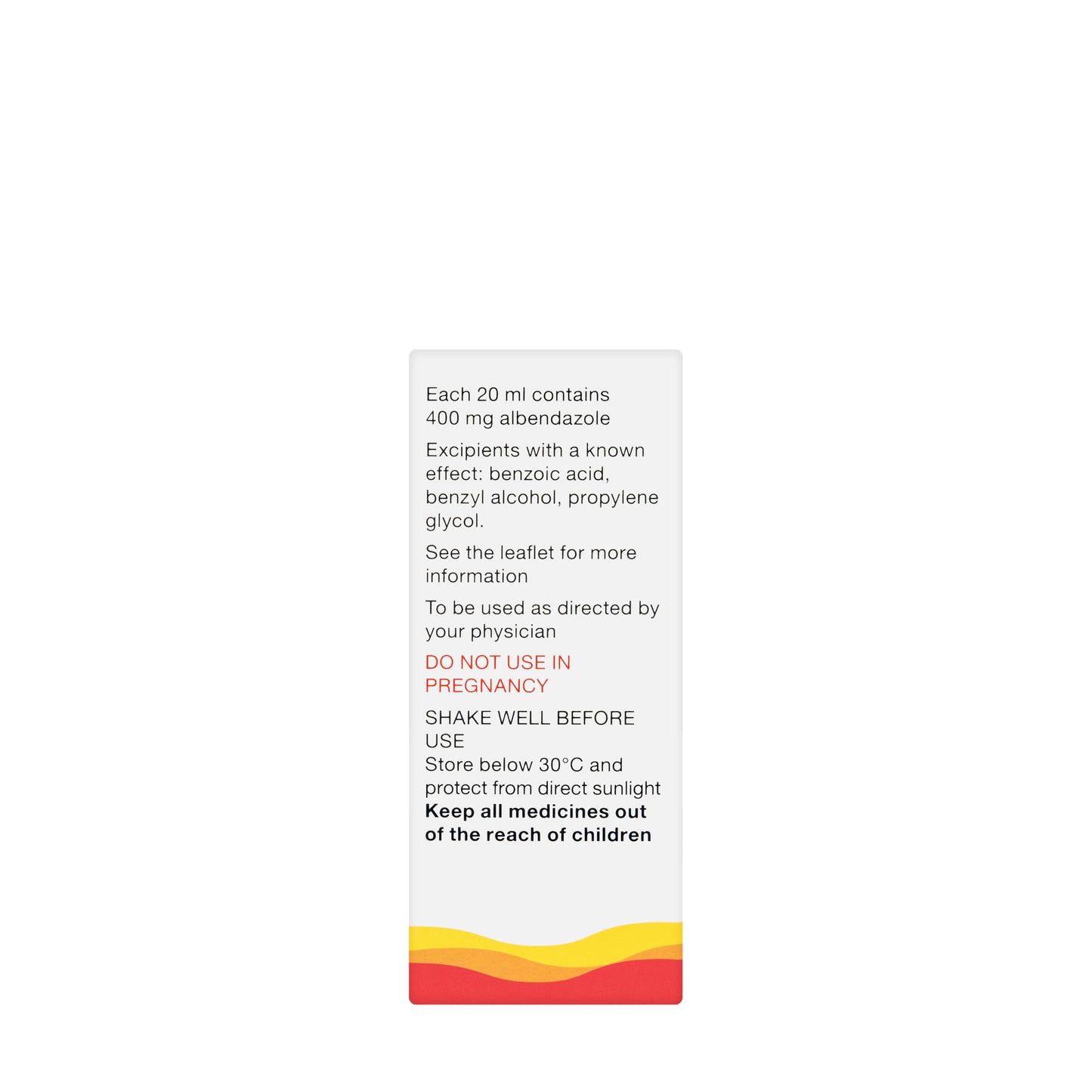 Zentel 2% Suspension 20Ml