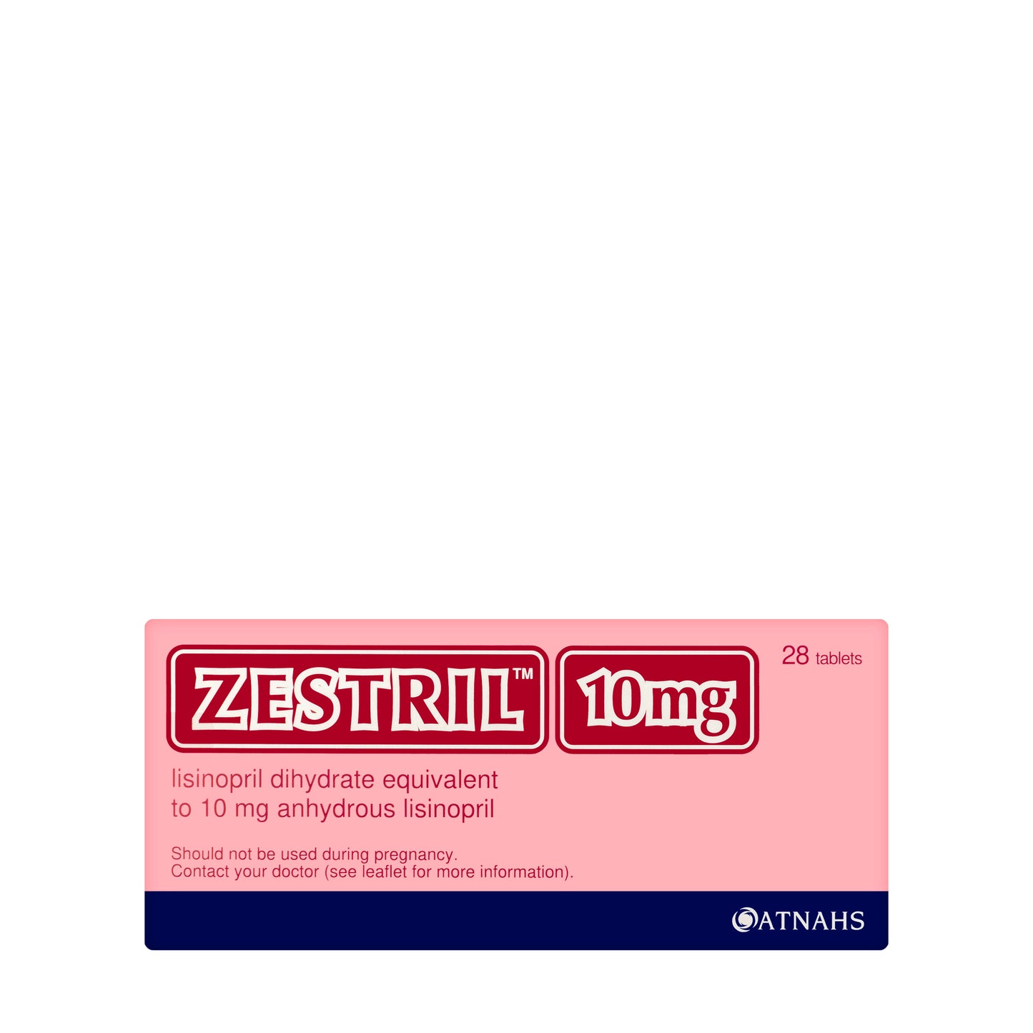 Zestril 10Mg 28Tablets