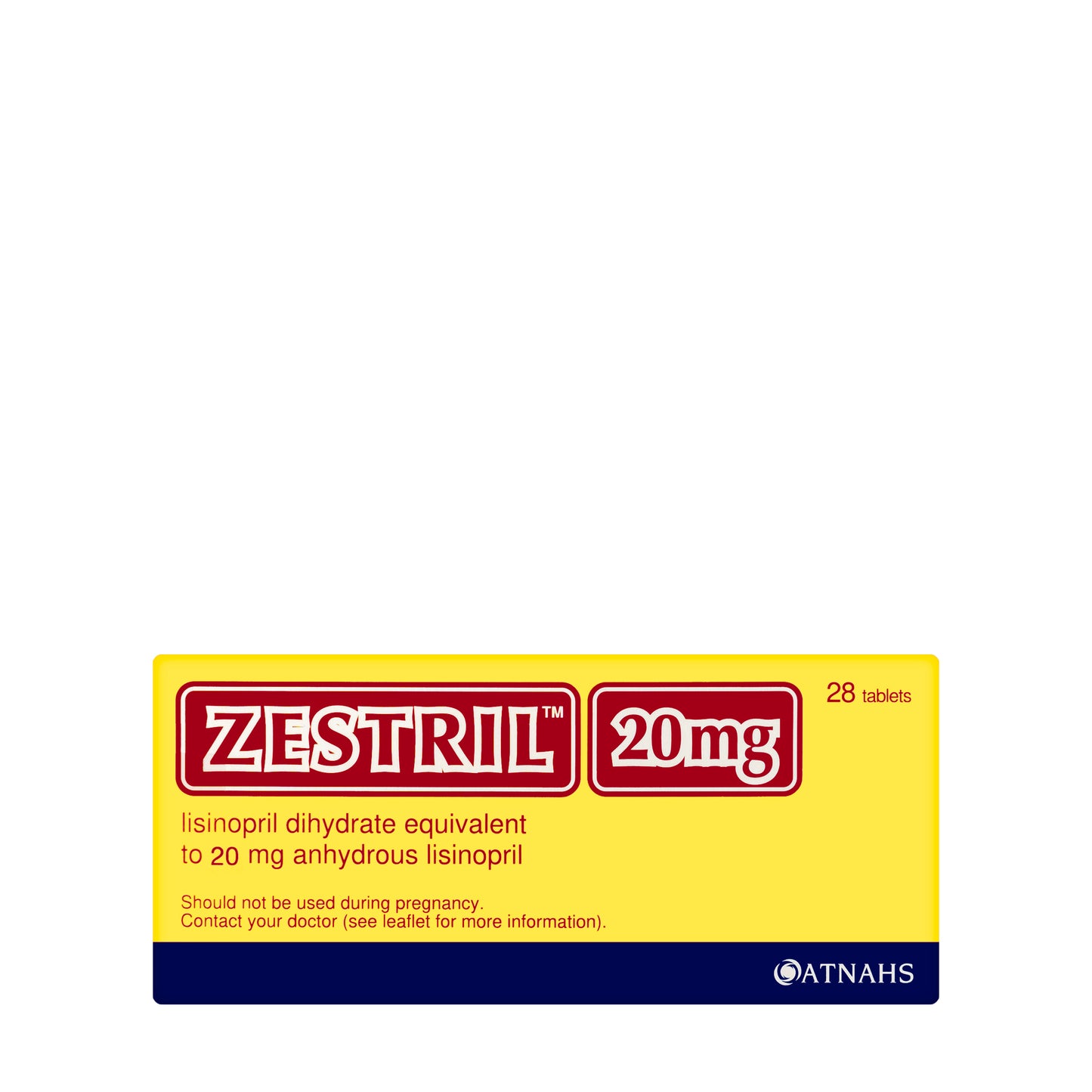 Zestril 20Mg 28Tablets