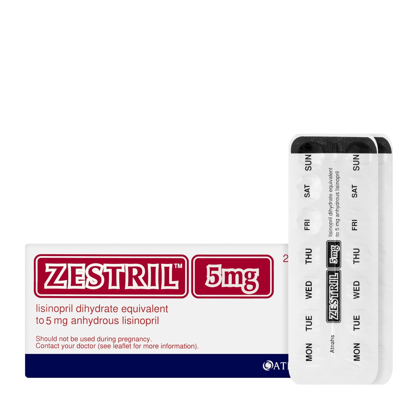 Zestril 5Mg 28Tablets