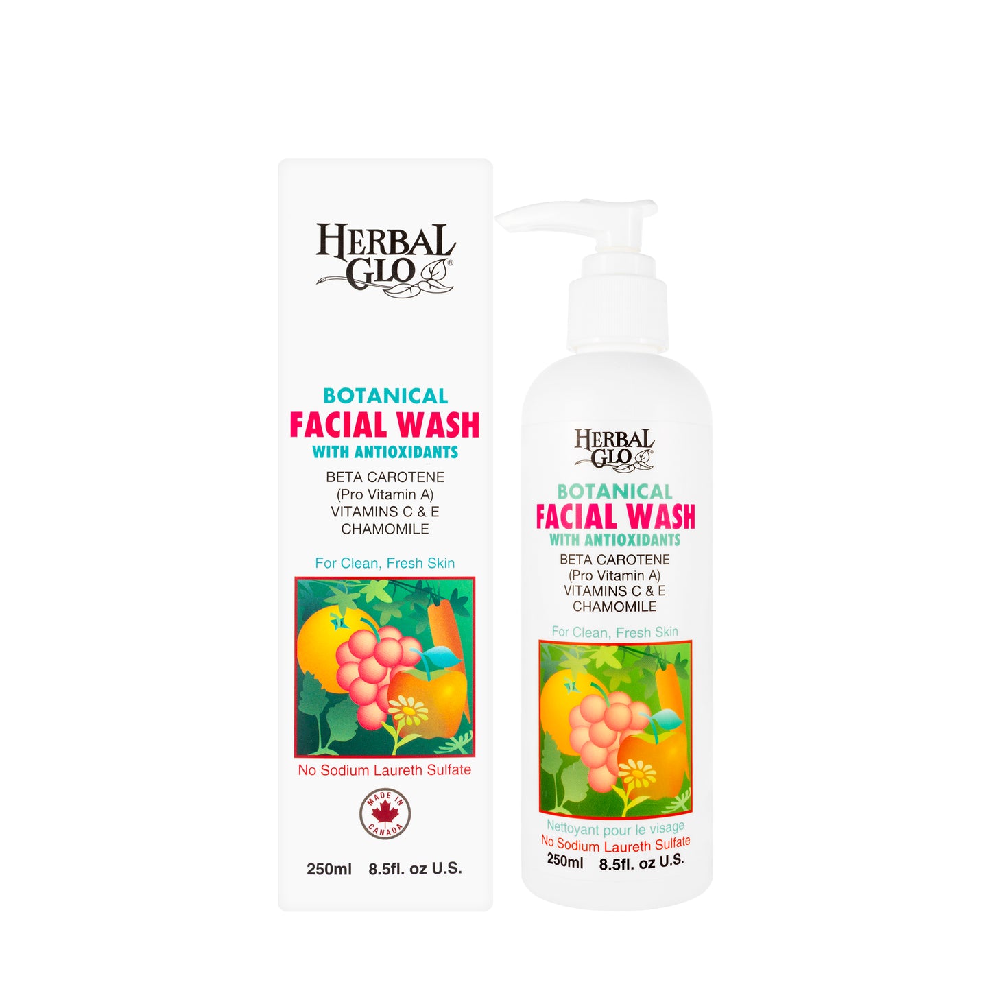 Herbal Glo Botanical Face Wash 250 Ml