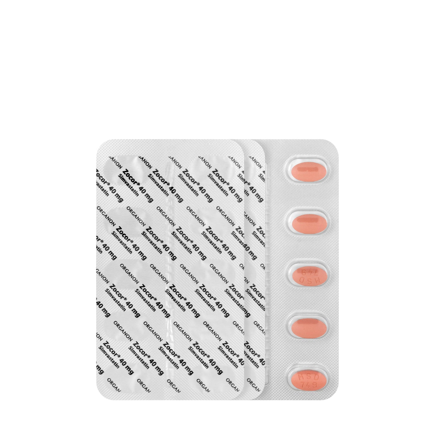 Zocor 40Mg 30Tablets