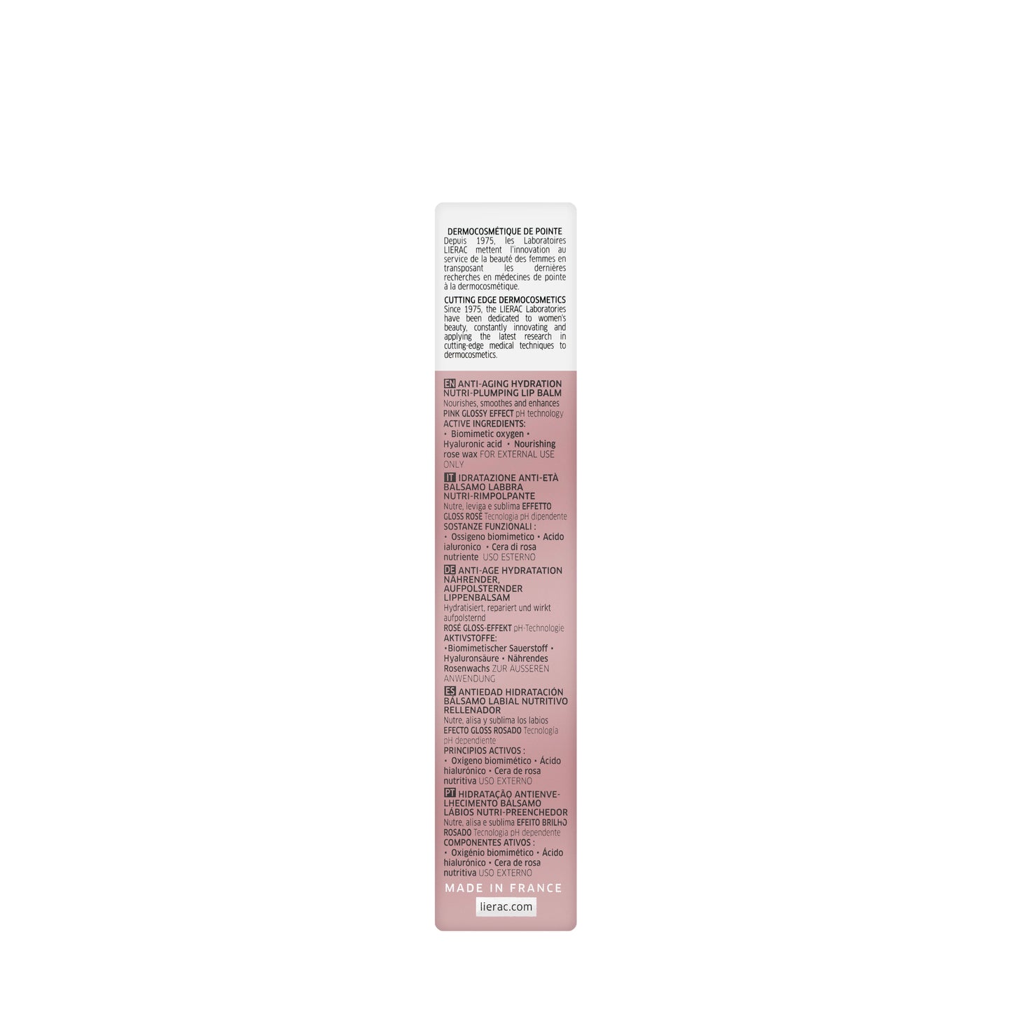 Lierac Hydragenist Lip Gloss (Rose) 3 Gm