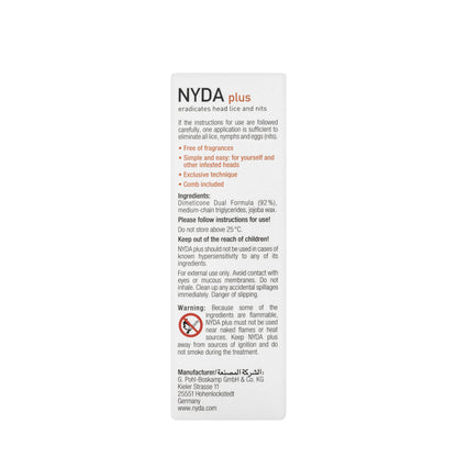 Nyda Plus Anti Lice Solution 100 Ml