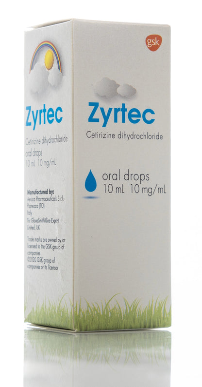 Zyrtec Drops 10Mg/Ml 10Ml