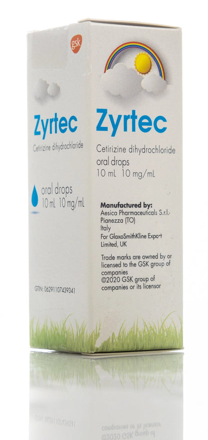 Zyrtec Drops 10Mg/Ml 10Ml