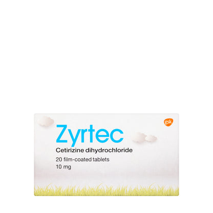 Zyrtec 10Mg 20Tablets