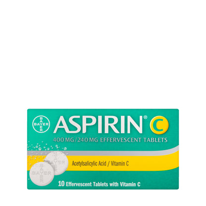 Aspirin C Effervescent 10 Tablets