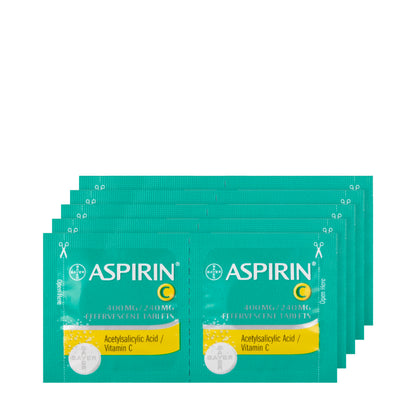 Aspirin C Effervescent 10 Tablets