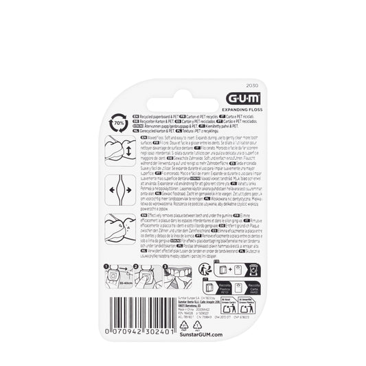 Gum Expanding Floss Waxed 30m [2030]