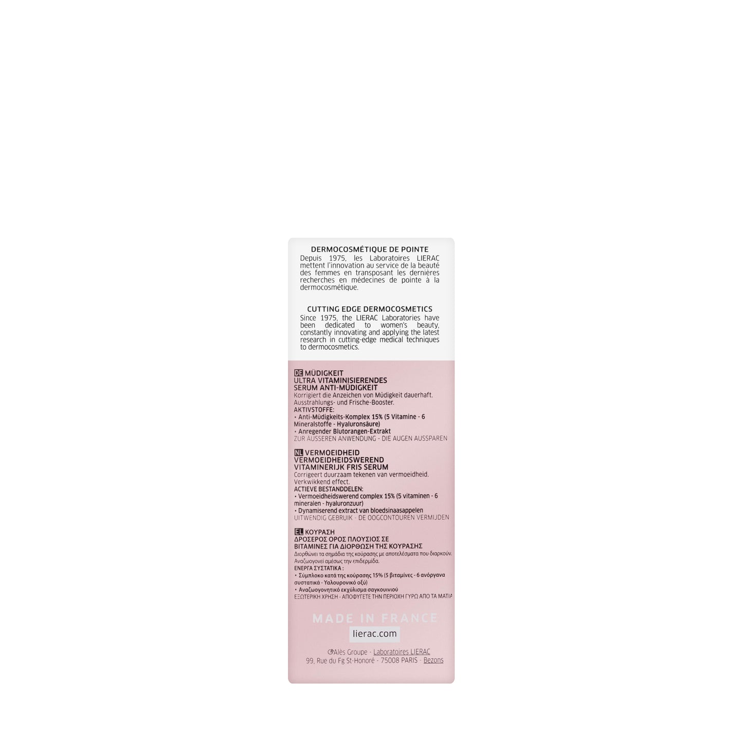 Lierac Mesolift Serum 30 Ml