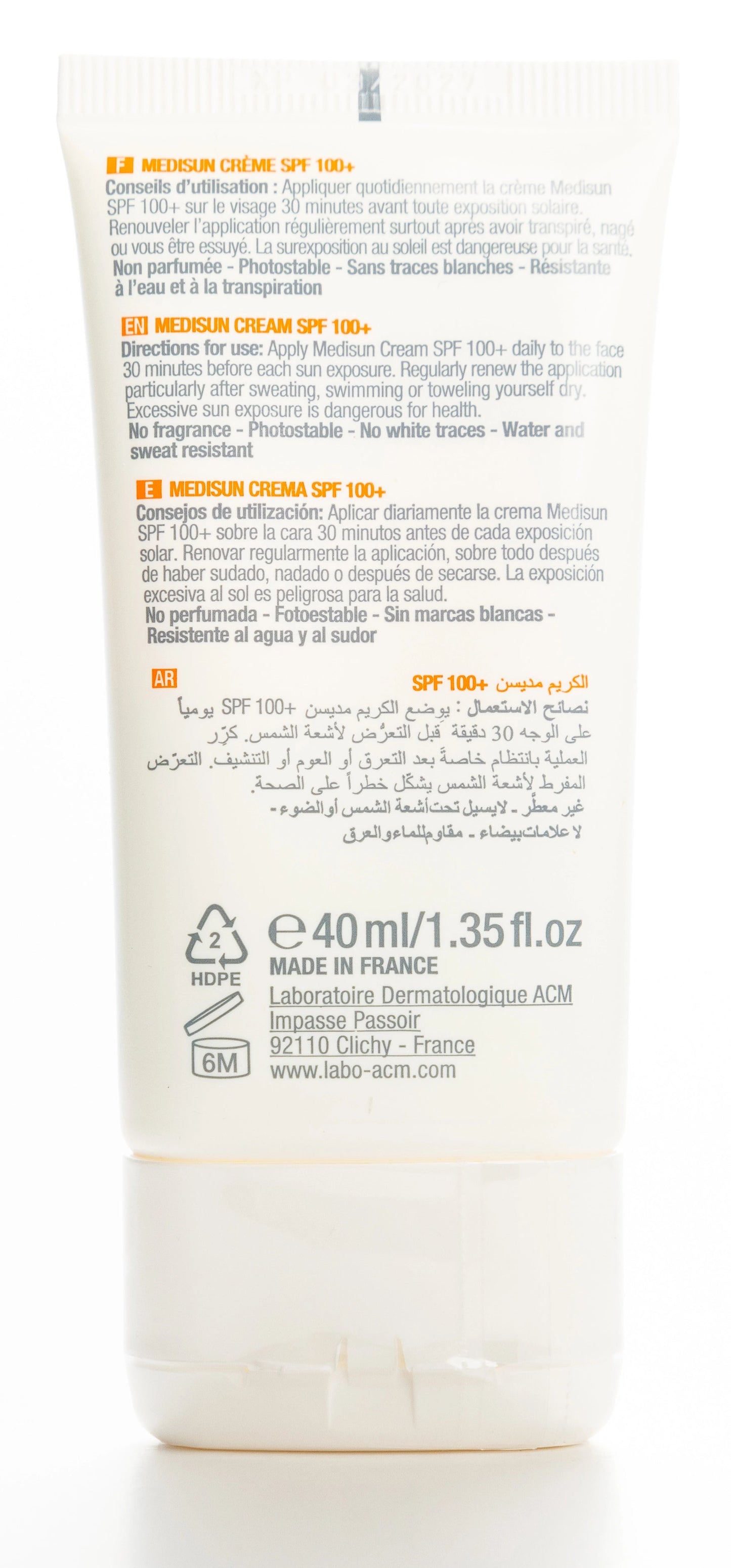 ACM Sensitelial Spf 100+ 40 Ml