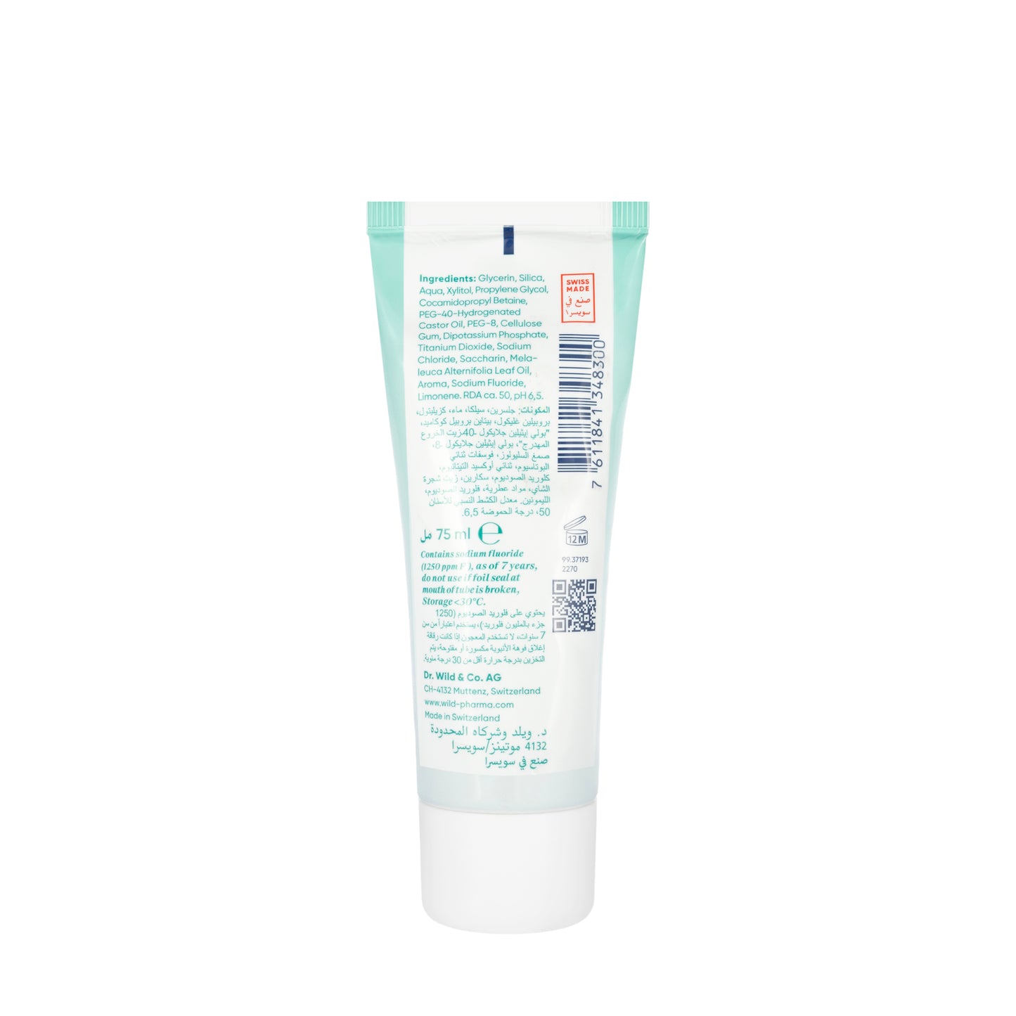 Wild Tebodont-F Toothpaste 75ml