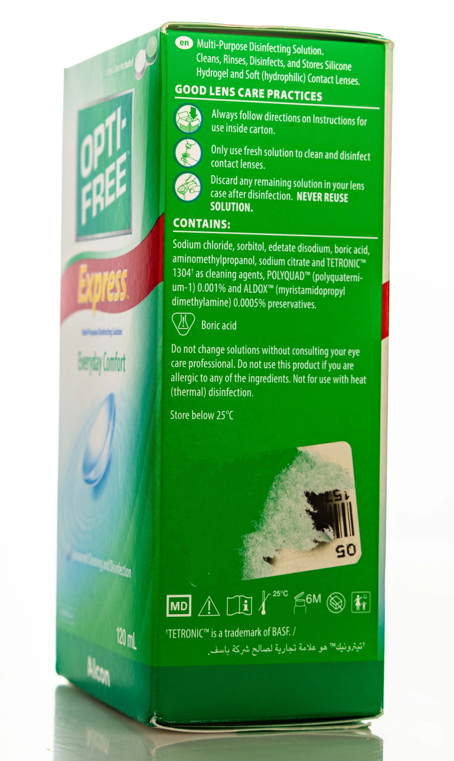 Opti Free Express Solution 120Ml