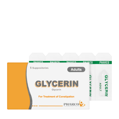 Pharco Glycerin Adult 5 Suppository