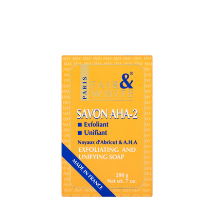 Fair And White AHA-2 Yellow Exfoliating and Unifying Soap 200 Gm