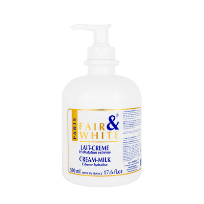 Fair And White Extreme Hydration Cream-Milk 500 Ml