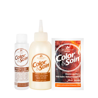 Color & Soin Permanent Hair Color [4B] Brownie Chestnut