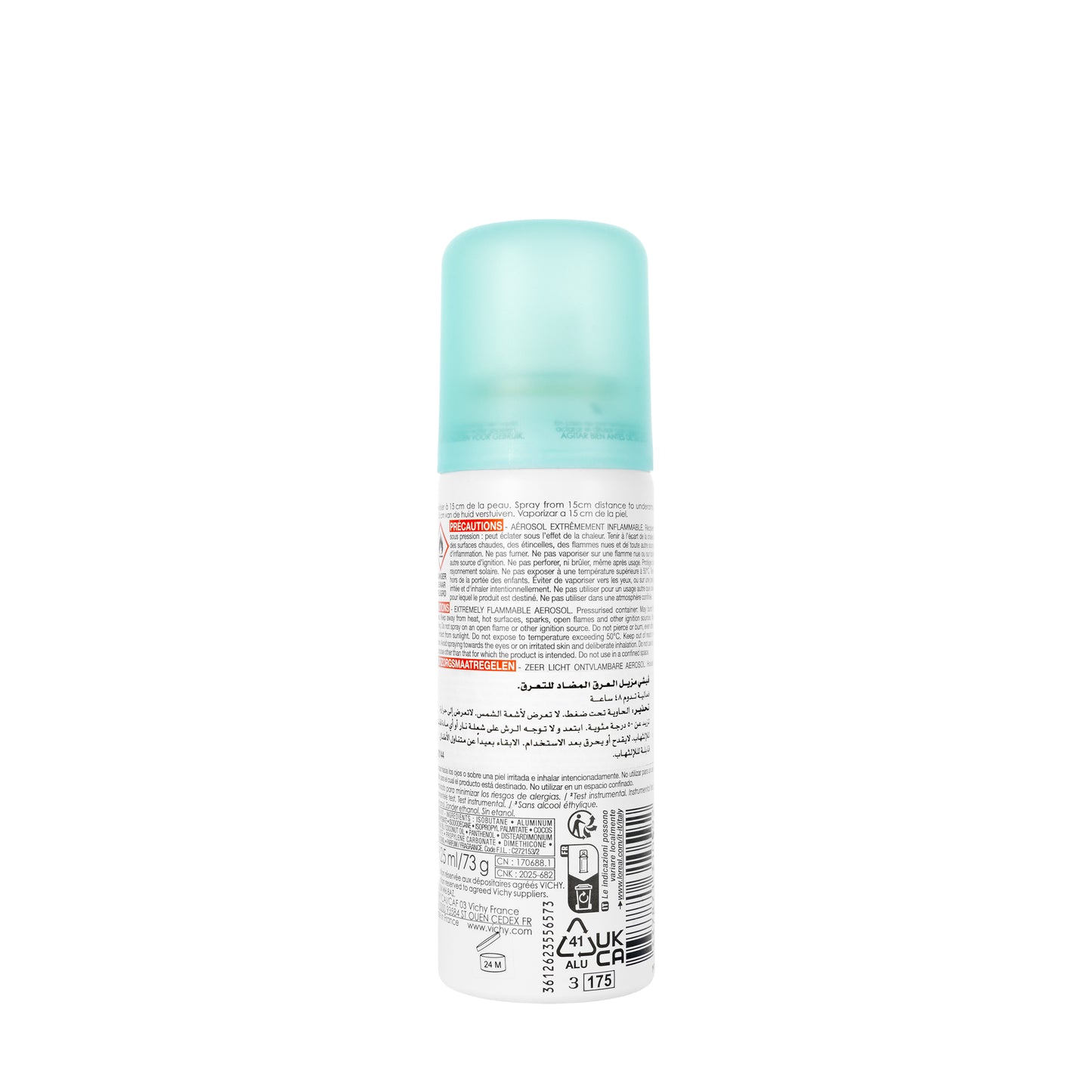 Vichy Deodorant  48 Hours Aerosol 125 ml