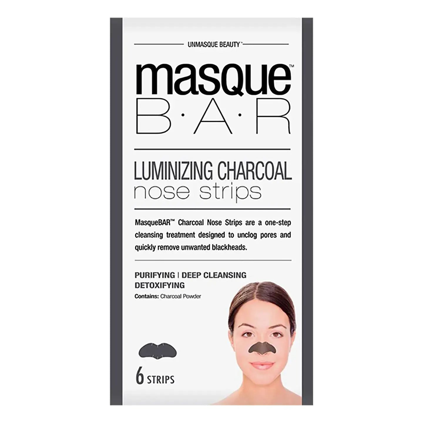 Masque BAR Charcoal Nose Strips 6 Piece