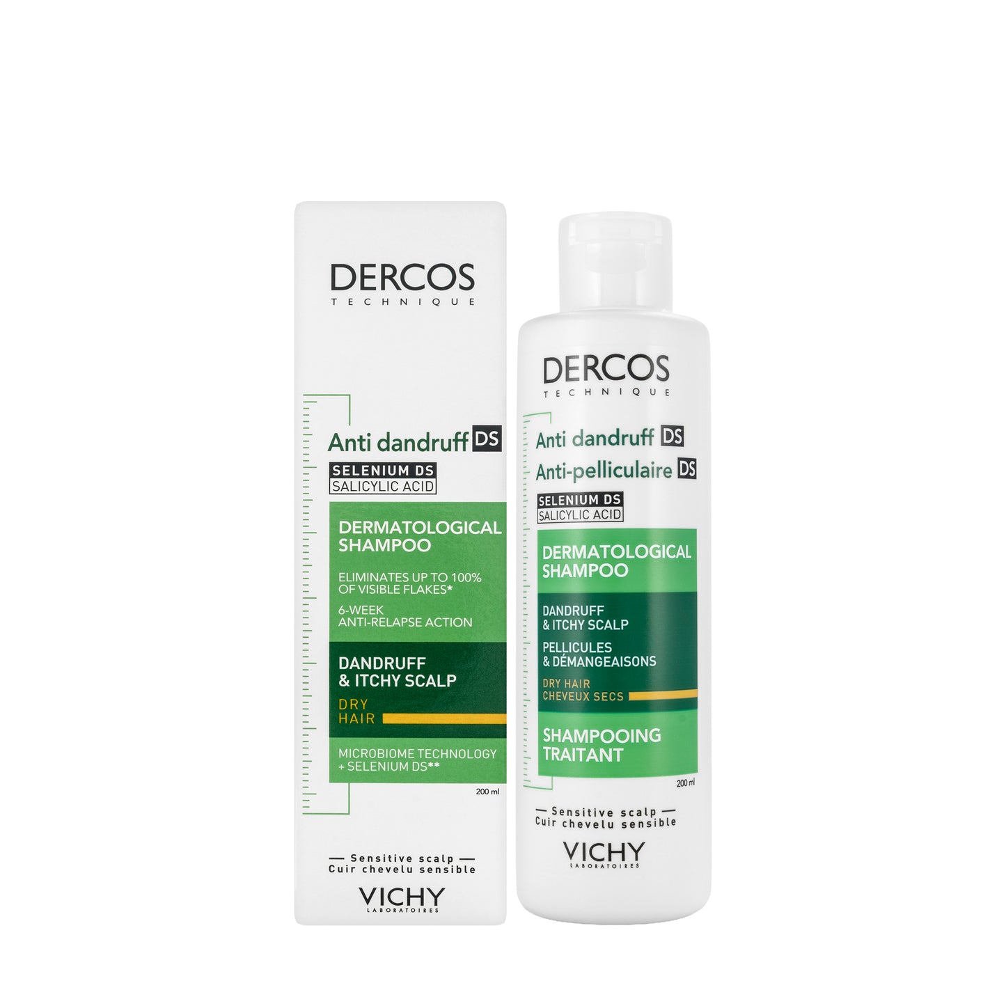 Vichy Dercos shampoo Dandruff Dry 200 ml