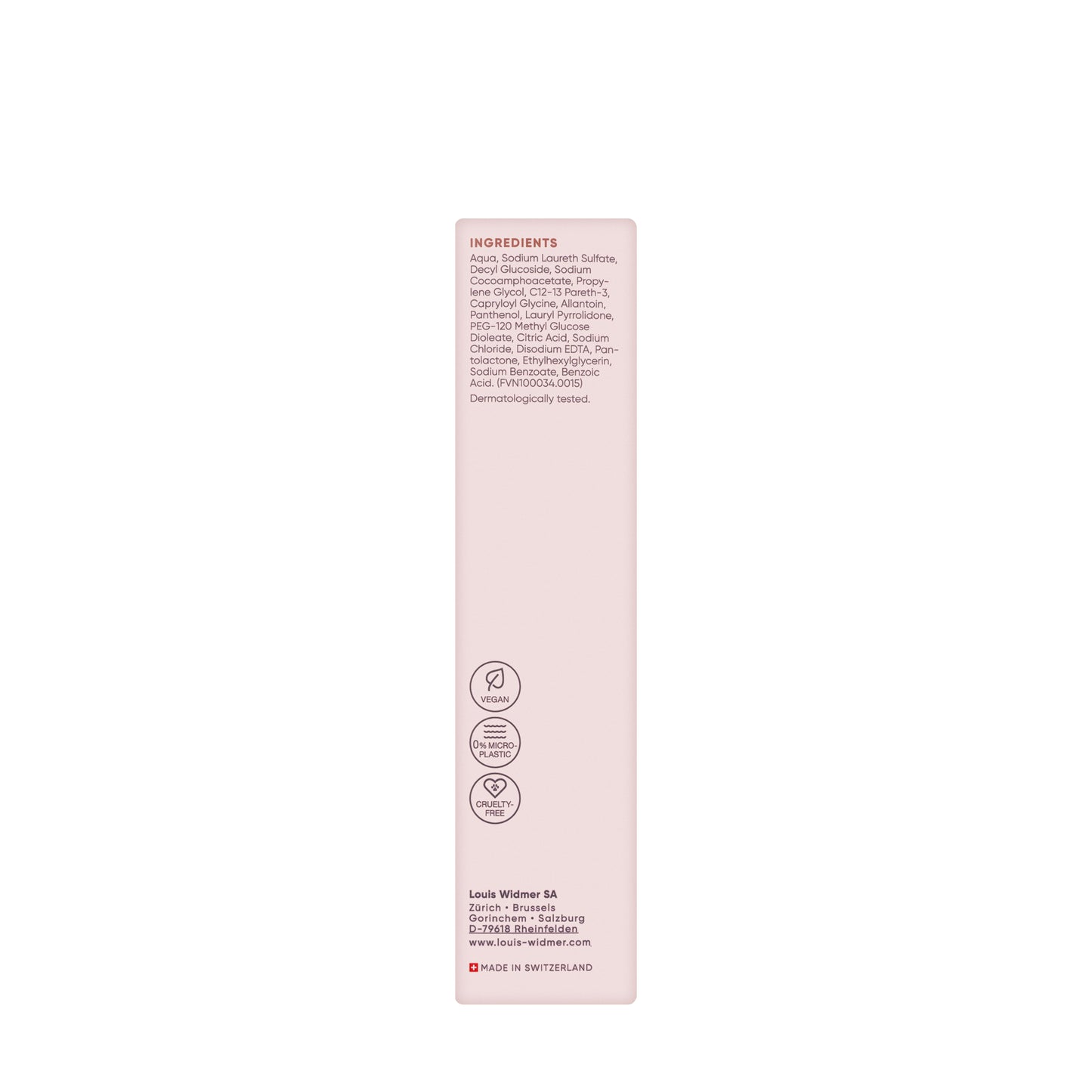 Louis Widmer Wash Gel 125 Ml