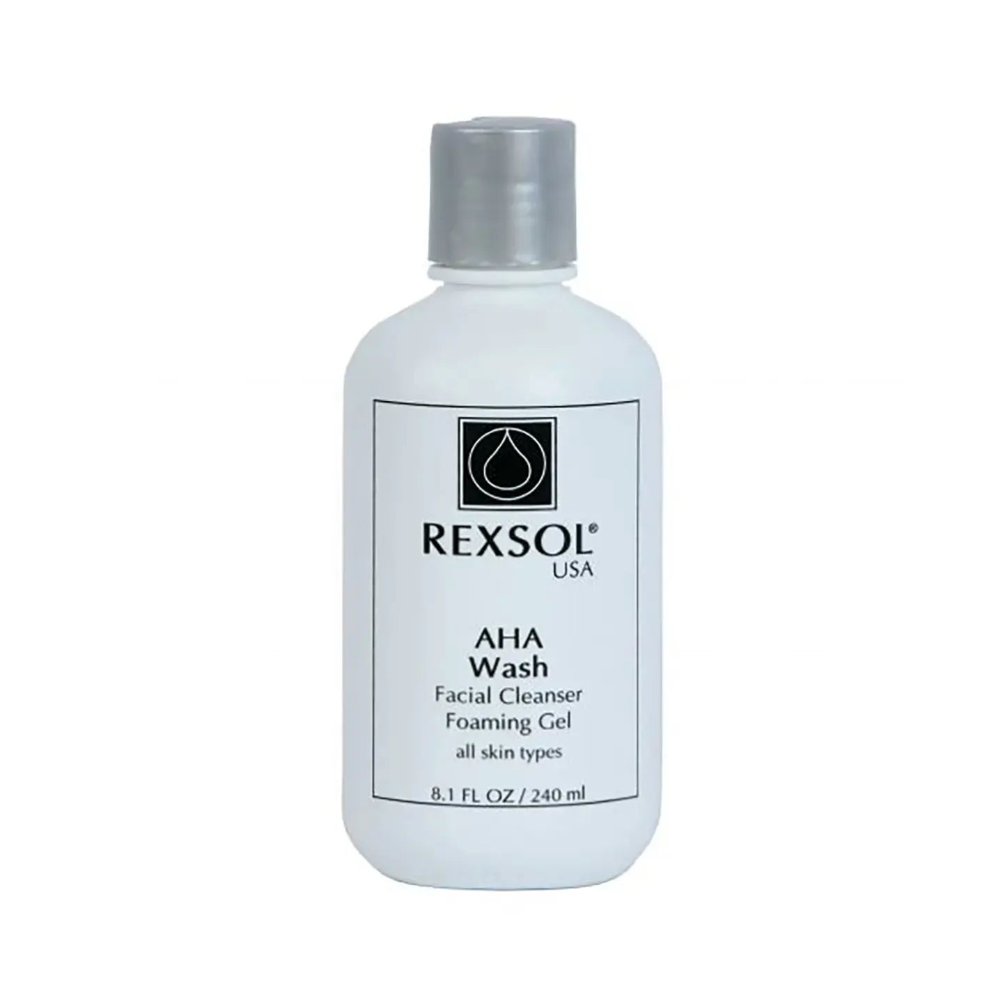 Rexsol AHA Wash Facial Cleanser Foaming Gel 240 Ml