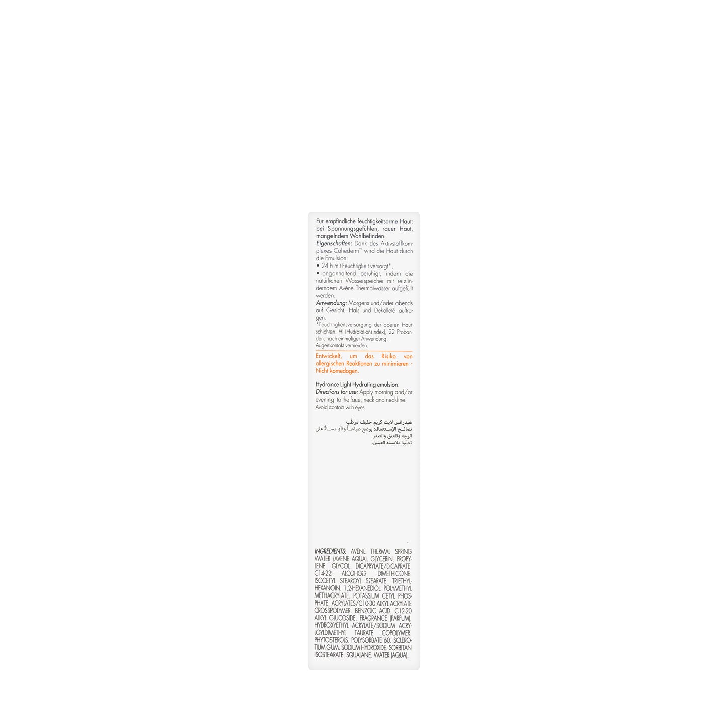 Avène Hydrance Light Hydrating Emultion 40 Ml