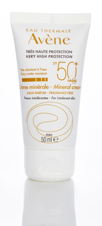Avène SPF 50+ Very High Protection Mineral Cream 50 Ml
