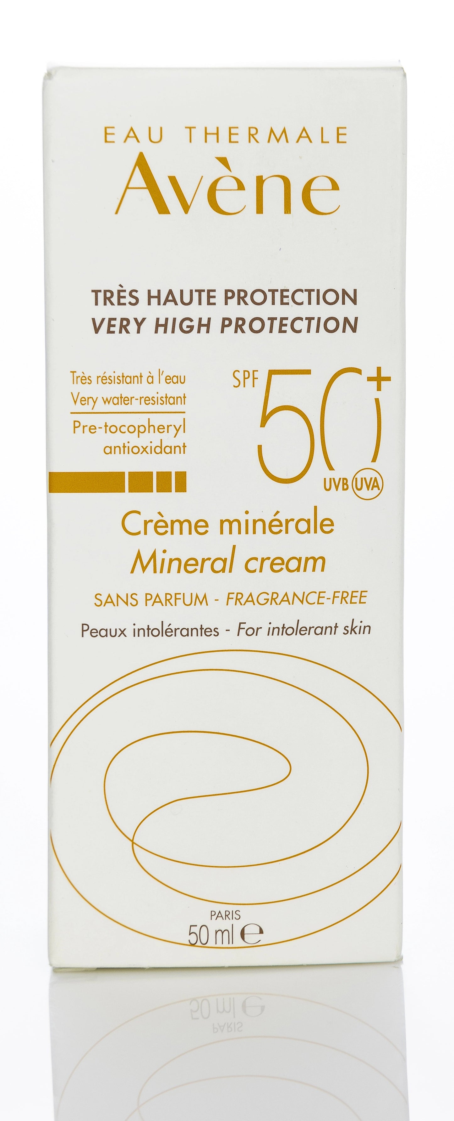 Avène SPF 50+ Very High Protection Mineral Cream 50 Ml