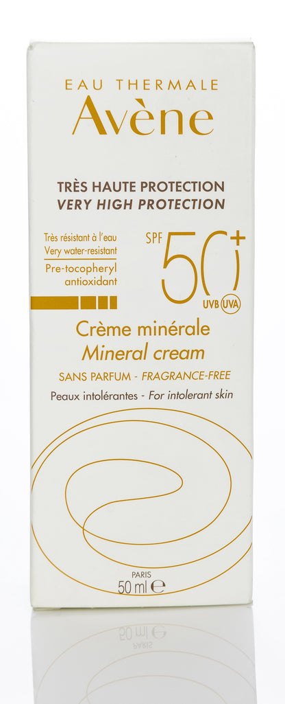 Avène SPF 50+ Very High Protection Mineral Cream 50 Ml