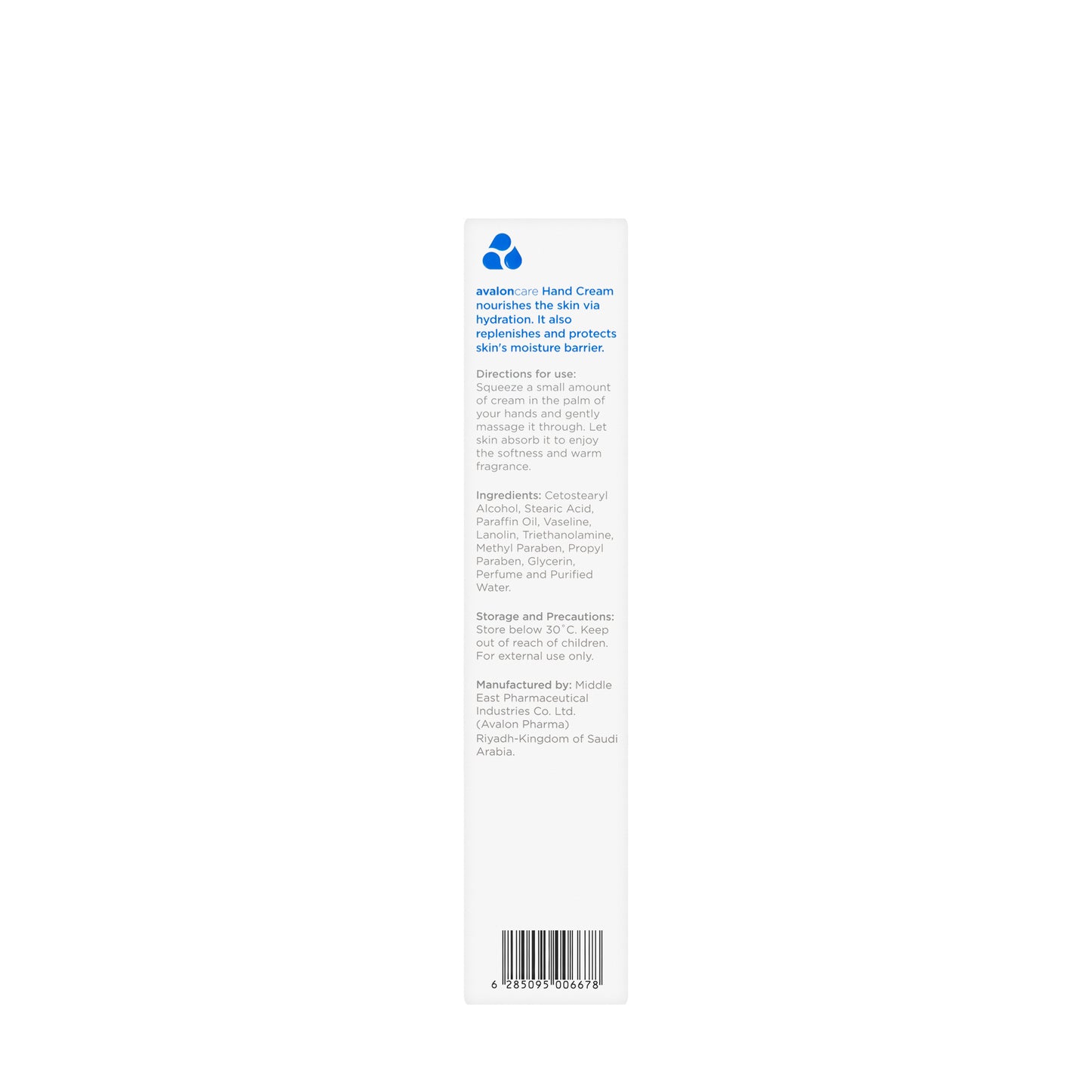 Avalon Hand Cream 100 Ml
