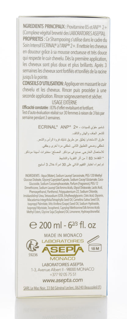 Ecrinal ANP 2+ Fortifying Shampoo for Women 200 Ml