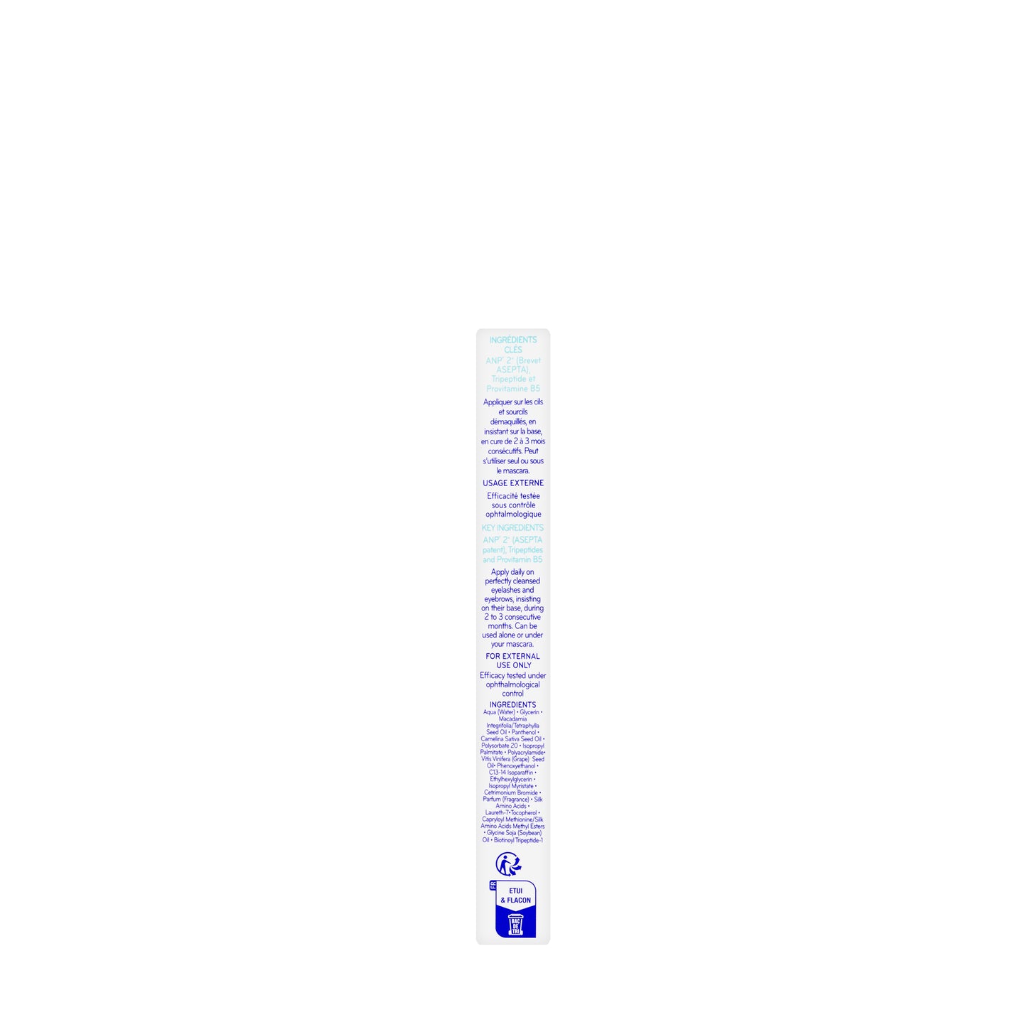 Ecrinal ANP 2+ Eyelash and Eyebrow Strengthener Gel 9 Ml