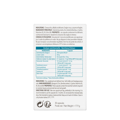 Ecrinal Hair & Nail 30 Capsules