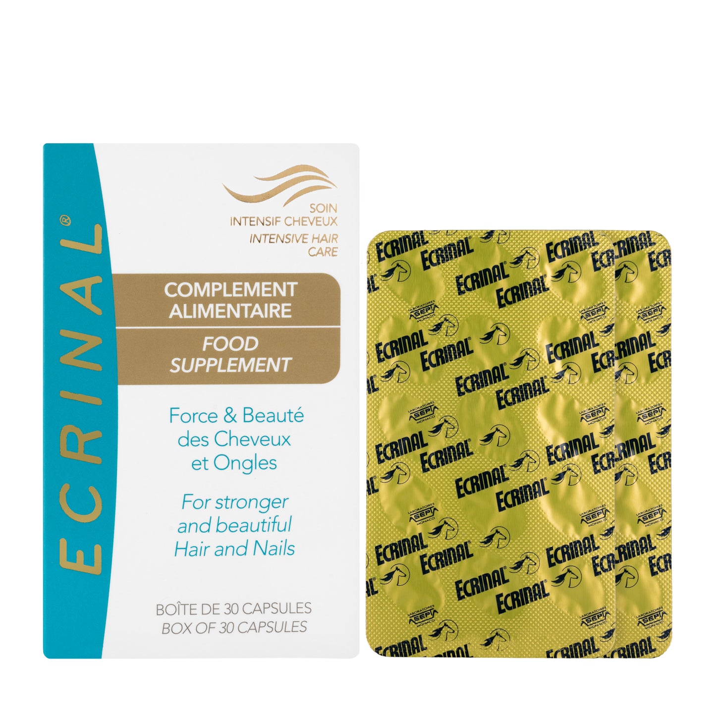 Ecrinal Hair & Nail 30 Capsules