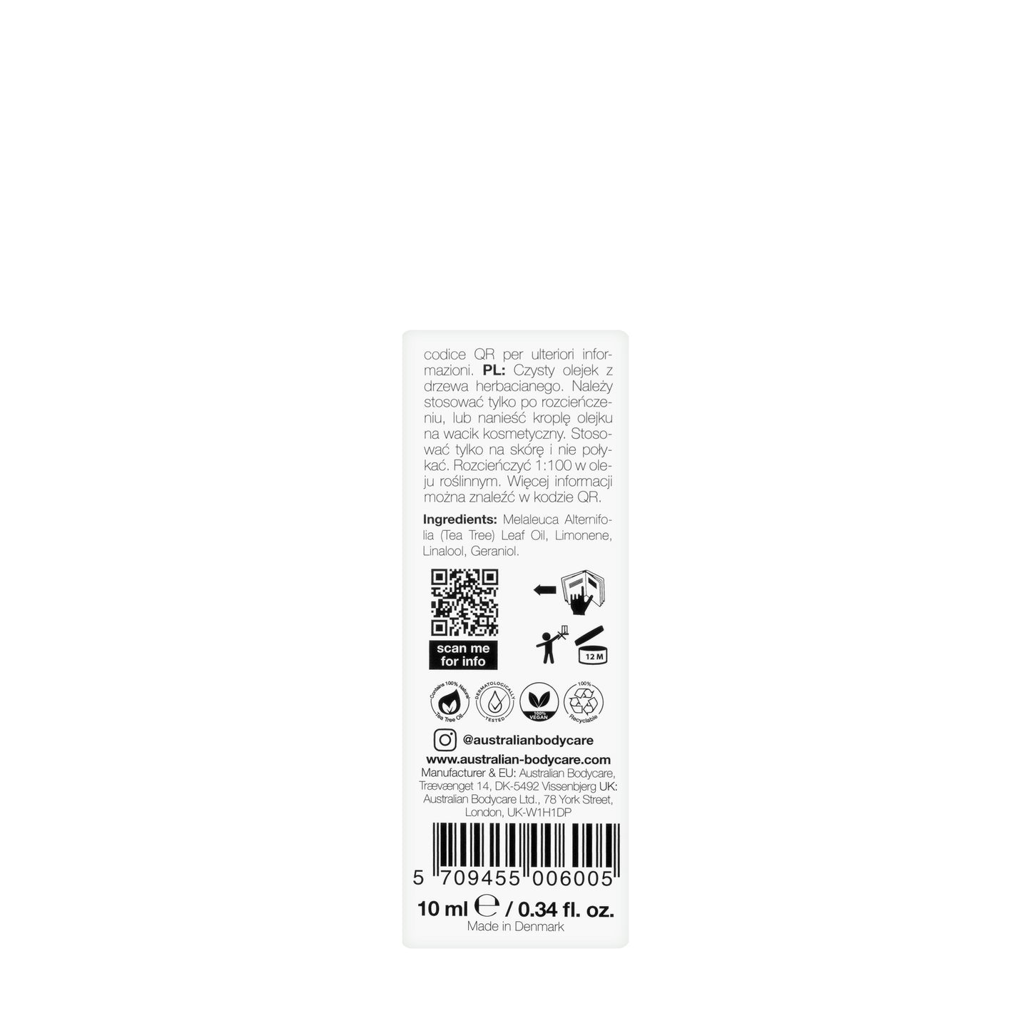 ABC Tea Tree Pure Oil 10 Ml