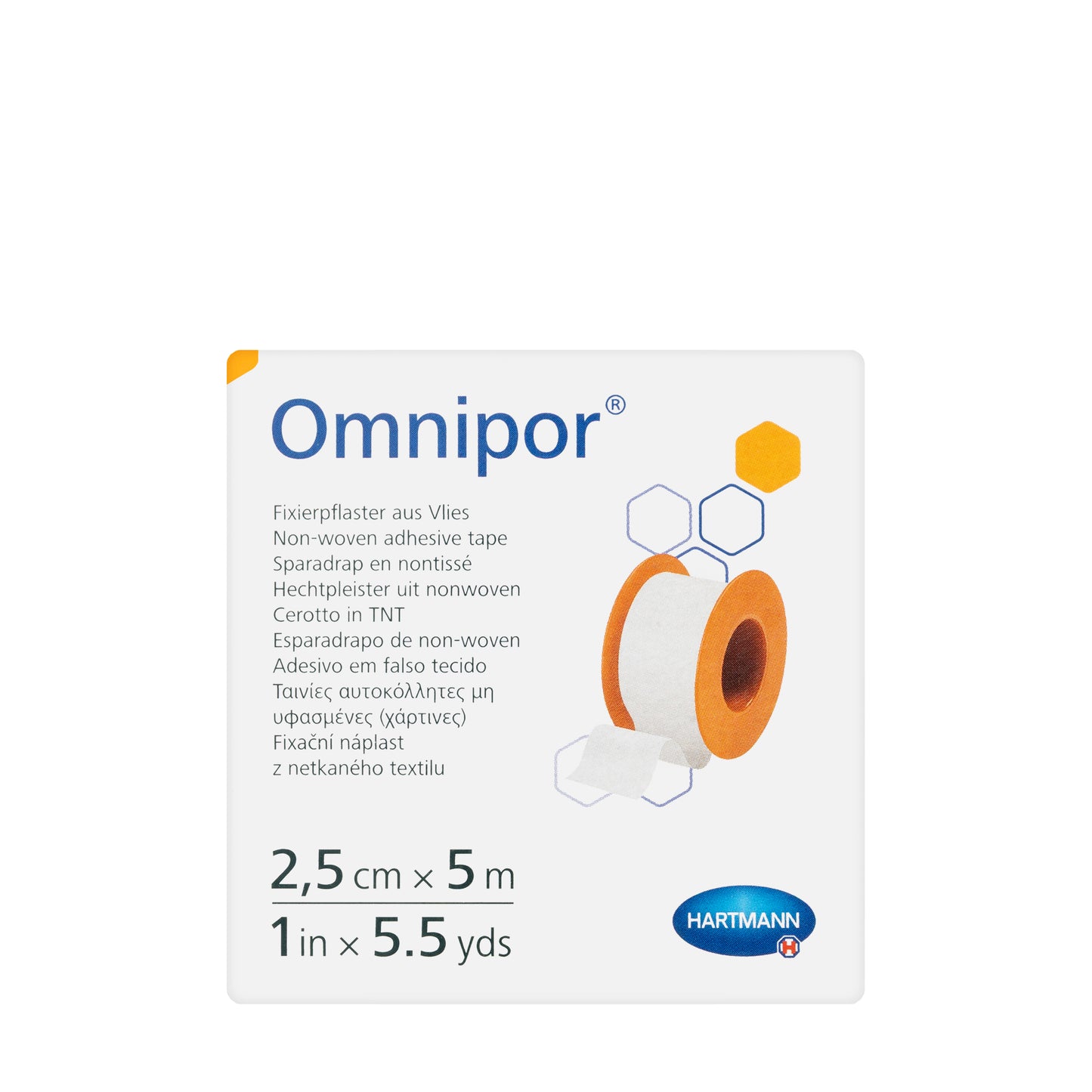Hartmann Omnipore 2.5 Cm X 5 Cm