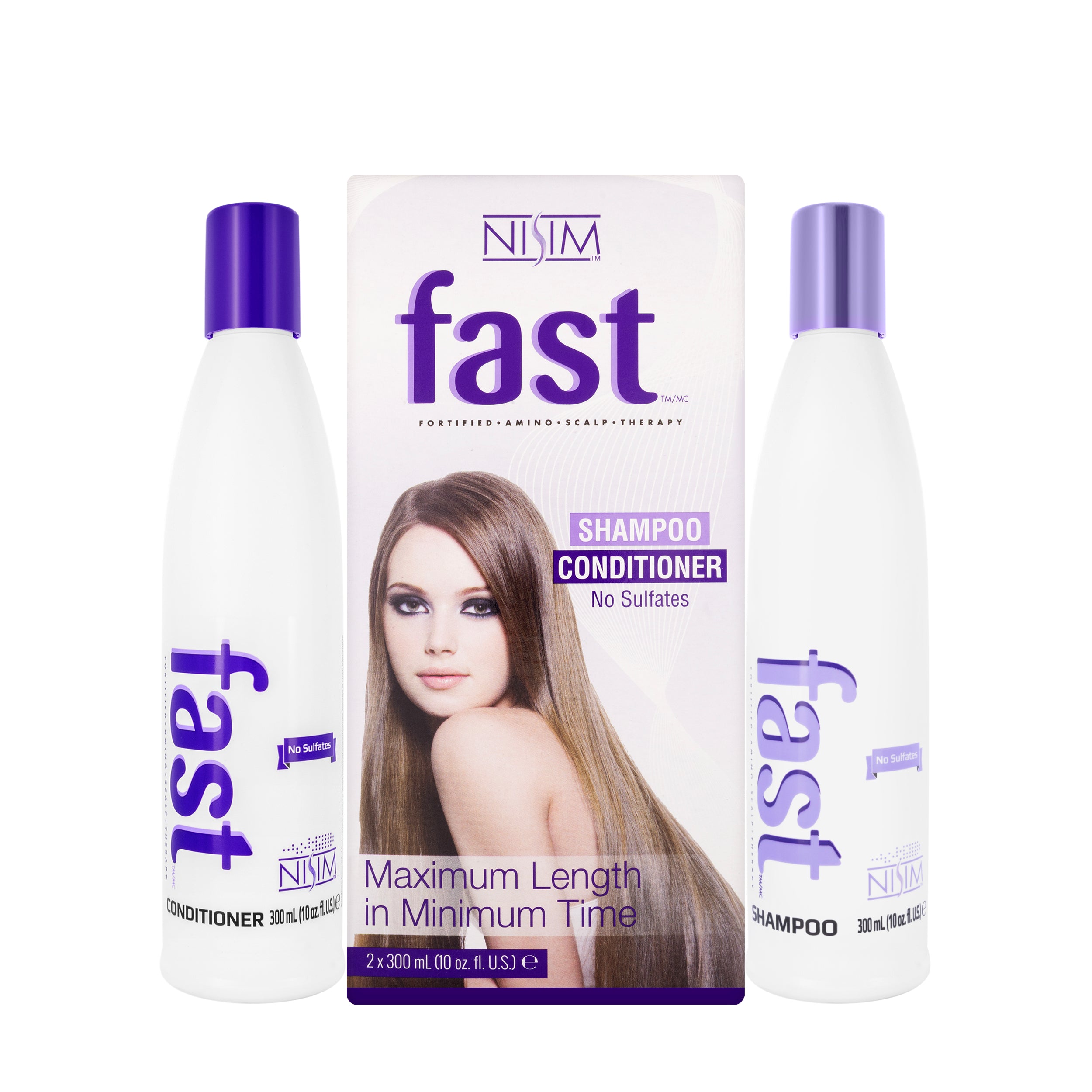 Nisim FAST Fortified Amino Scalp Therapy Value Pack Shampoo 300 Ml + Conditioner 300 Ml