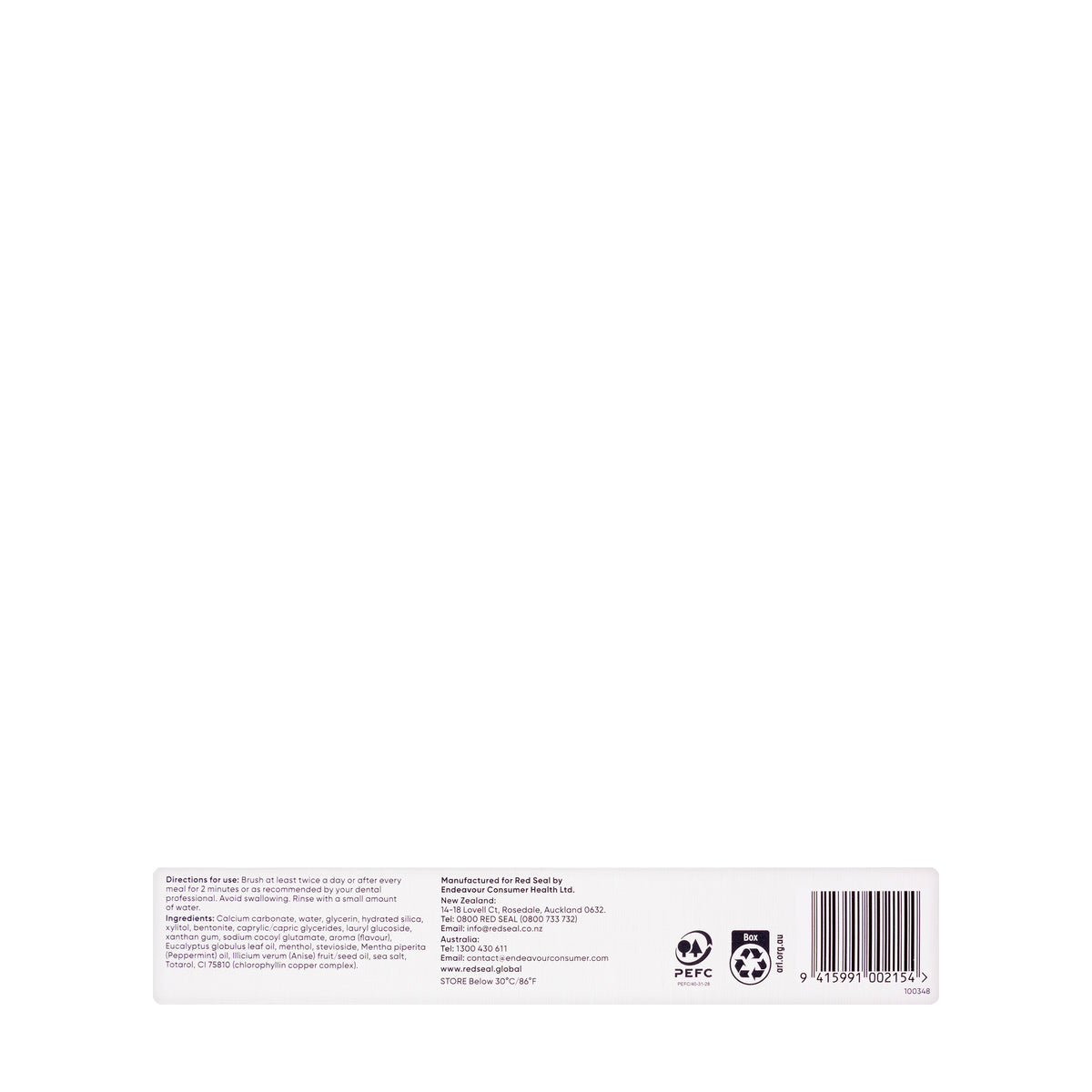 Red Seal Herbal & Mineral Toothpaste 100g