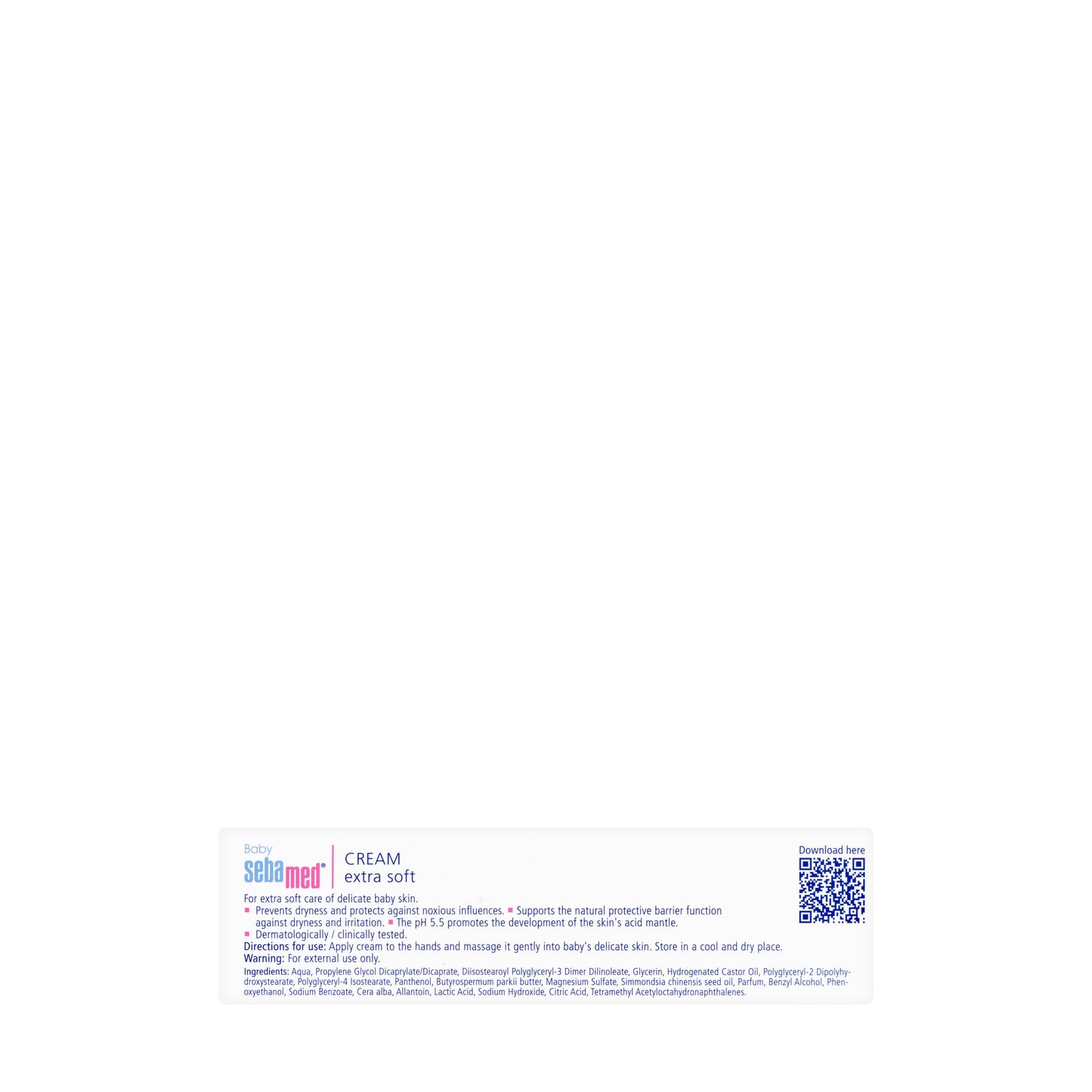 Sebamed Baby  extra Soft Cream 50 ml