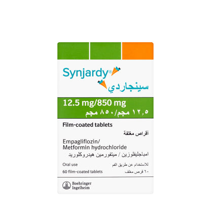 Synjardy 12.5/850Mg 60 Tablets