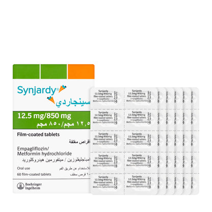 Synjardy 12.5/850Mg 60 Tablets