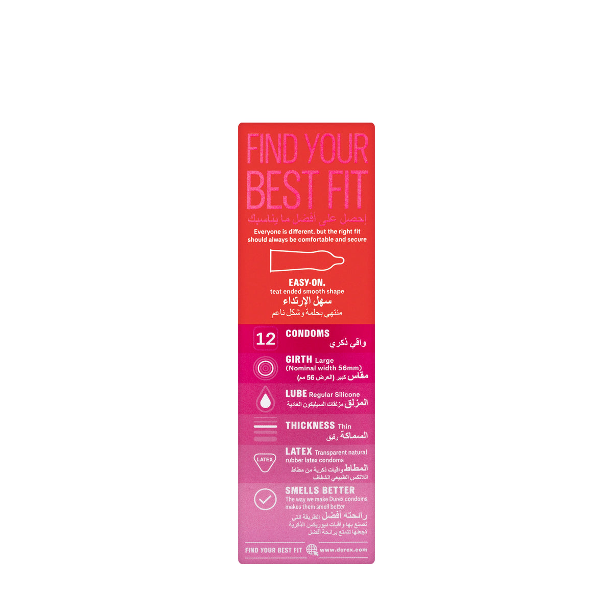 Durex Condom Feel Thin 12 Pieces