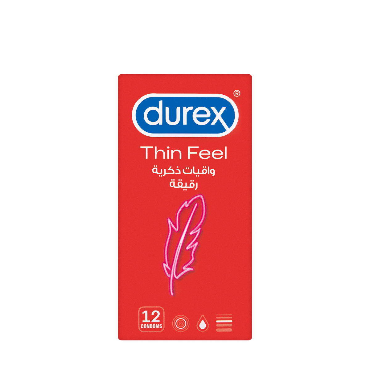 Durex Condom Feel Thin 12 Pieces