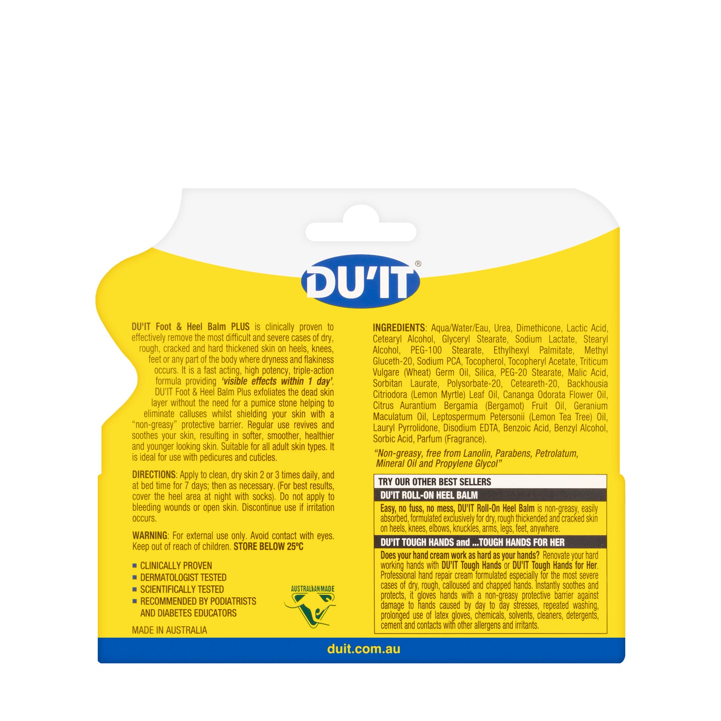 Du'it Foot and Heel Balm Plus 50 Gm