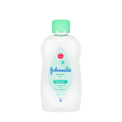 Johnson And Johnson Baby Oil Aloevera 300 Ml