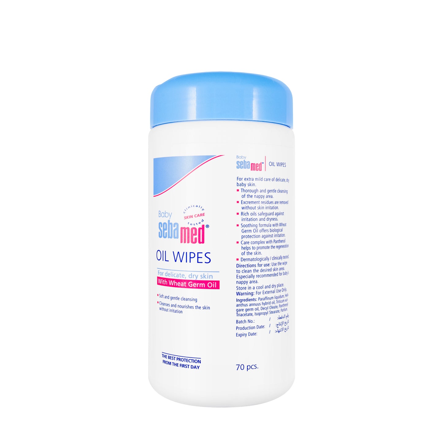 Sebamed Baby Oil 70 Wipes