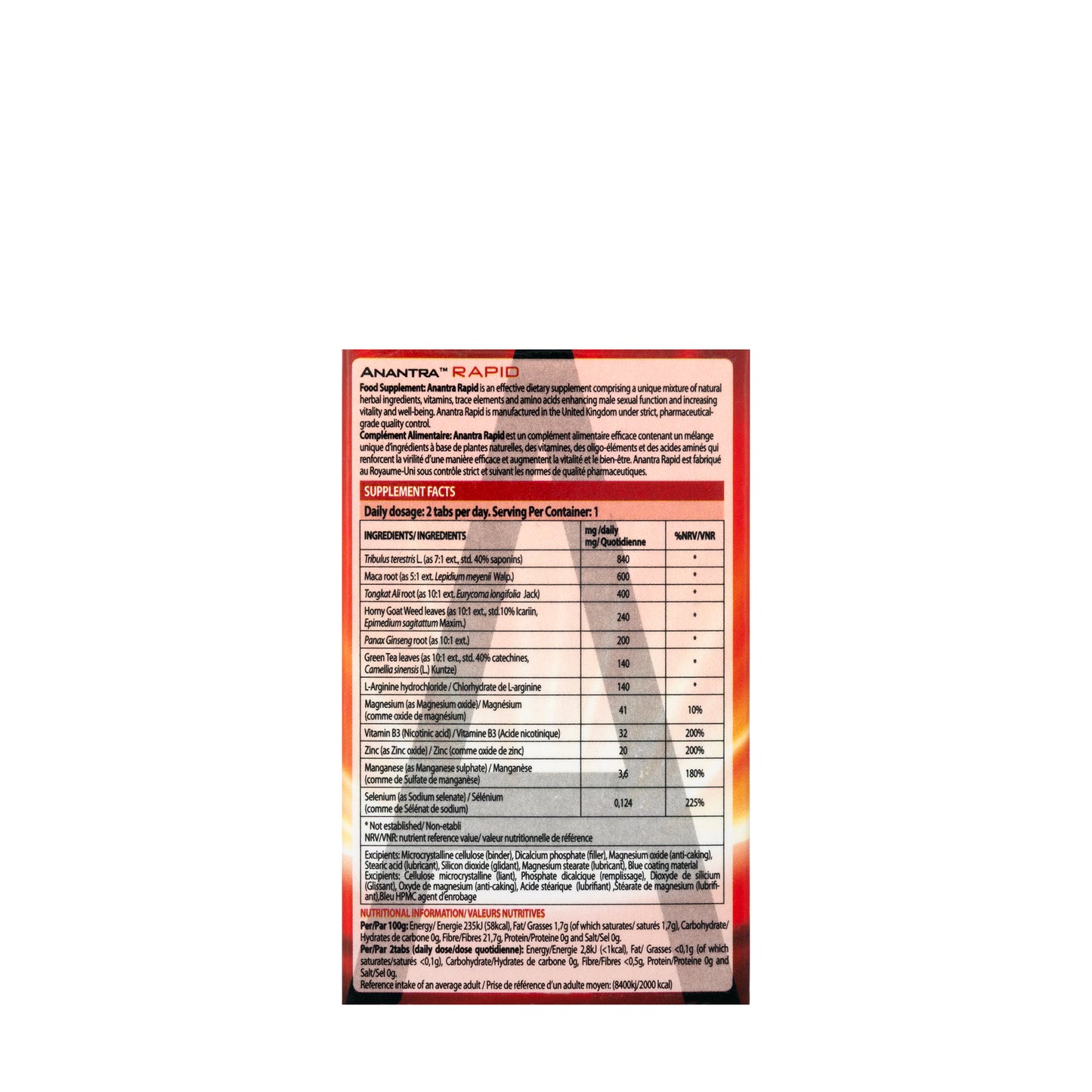 Anantra Rapid 2 Tablets